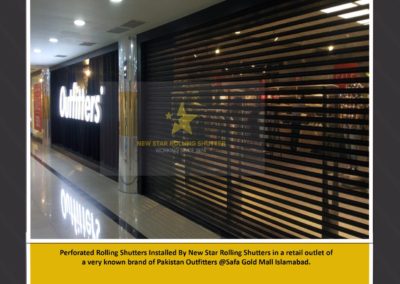 perforated Rolling Shutters