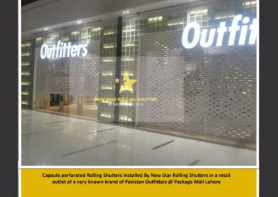 perforated Rolling Shutters